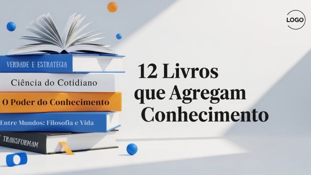 "Capa de artigo: 12 livros que agregam conhecimento, desenvolvimento pessoal e crescimento intelectual