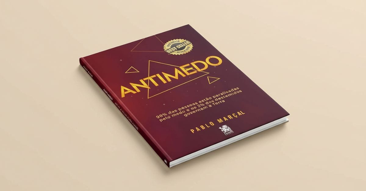 Antimedo, de Pablo Marçal, é o livro que vai te tirar da paralisia do medo e te ajudar a agir de forma decisiva.