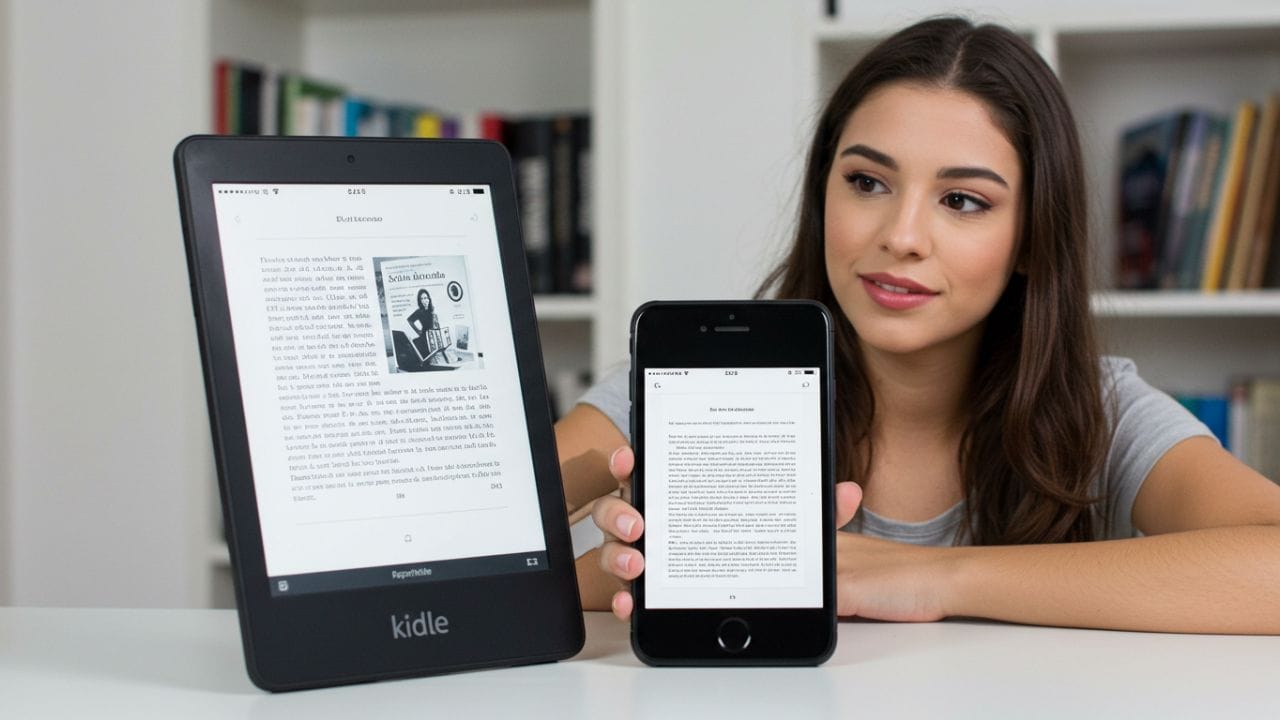Sofia Almeida compara Kindle e celular para leitura: qual é o melhor para você?