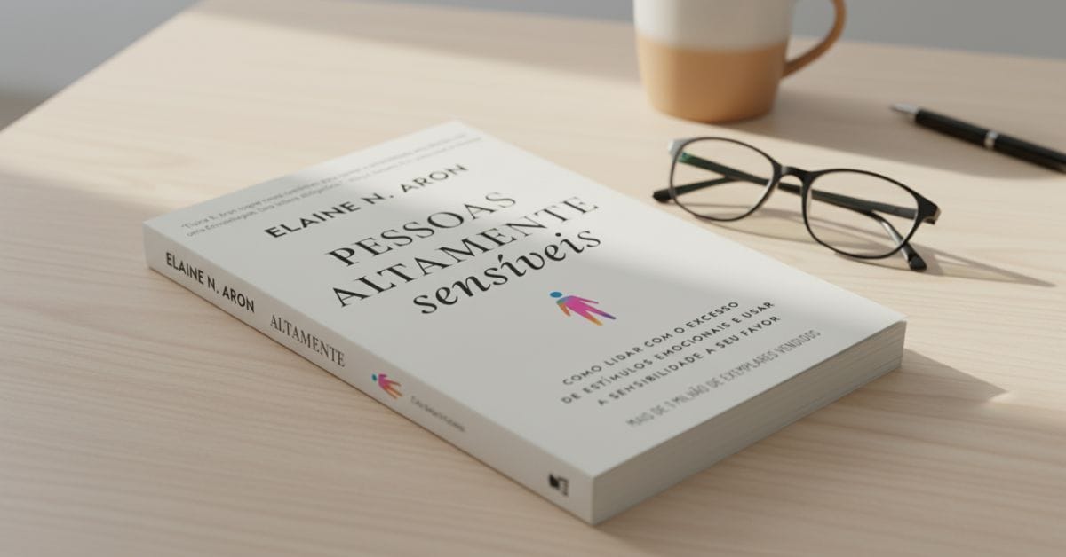 Capa do livro pessoas altamente sensíveis, de Elaine N. Aron, obra sobre sensibilidade emocional, autoconhecimento e o conceito de pessoas altamente sensíveis (PAS)
