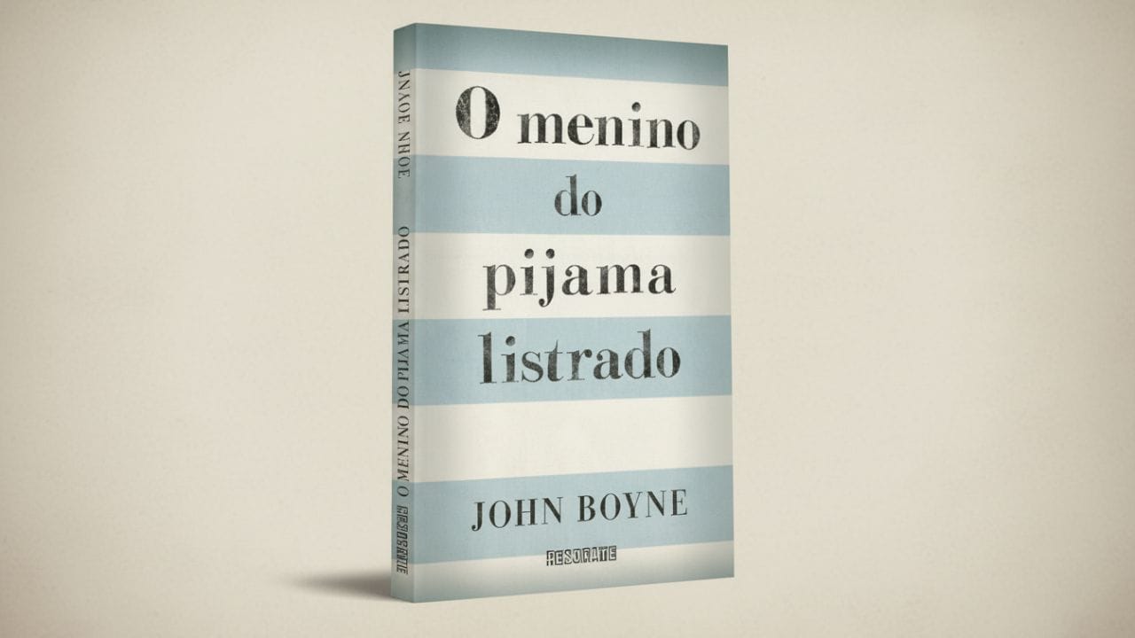 Capa do livro O Menino do Pijama Listrado, edição em português, destacando a obra o-menino-do-pijama-listrado-livro de John Boyne.
