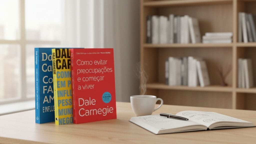 melhores livros de Dale Carnegie para desenvolvimento pessoal