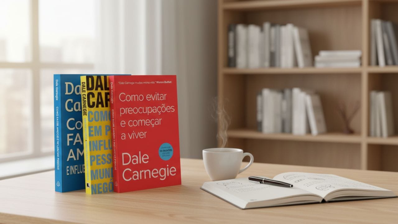 melhores livros de Dale Carnegie para desenvolvimento pessoal