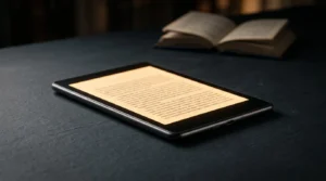 Kindle Paperwhite 12ª geração em preto metálico com tela iluminada — review completo do modelo mais rápido da linha em 2026.